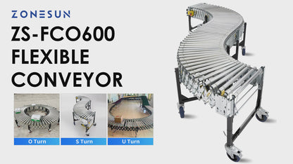 Zonesun ZS-FCO600 Flexible Conveyor | O Belts