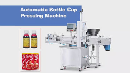 ZONESUN ZS-XG440G AUTOMATIC BOTTLE CAP PRESSING MACHINE WITH CAP FEEDER