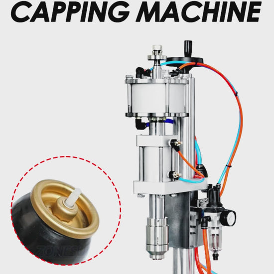 Zonesun ZS-YG25Q Pneumatic Aerosol Can Crimper Video