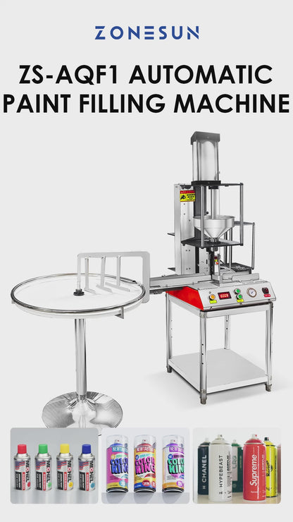 Zonesun ZS-AQF1 Automatic Aerosol Spray Can Filling Machine