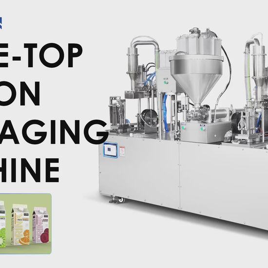 ZONESUN Gable Top Packaging Machine Milk Yogurt Filler Carton Filling Equipment ZS-GTC1000