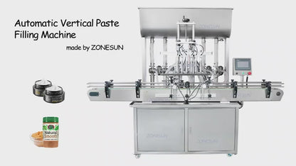 ZONESUN ZS-YT6T-6P Pneumatic Paste/Viscous Liquid Piston Pump Filling Machine