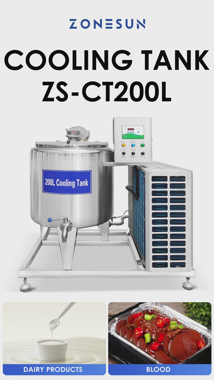 Zonesun ZS-CT200L Milk Cooling Tank