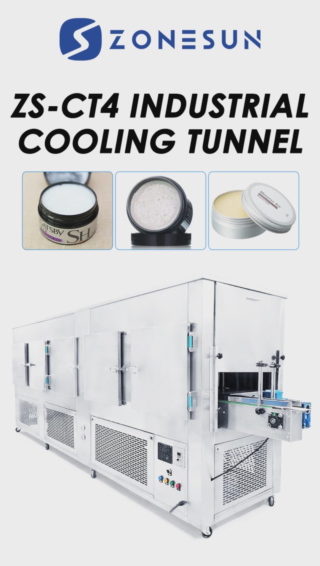 Zonesun ZS-CT4 Cooling Tunnel Video