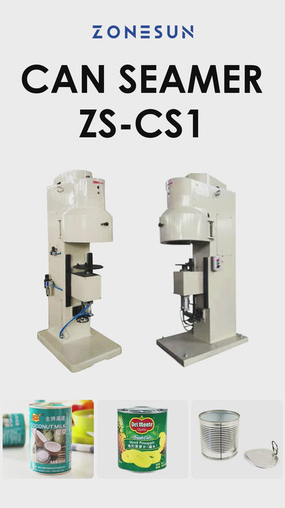 Zonesun ZS-CS1 Can Seamer | Large-sized Cylindrical Cans