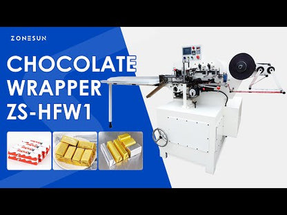 Zonesun ZS-HFW1 Chocolate Wrapping Machine Video