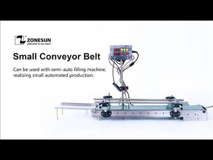 Pequeña banda transportadora impermeable líquida automática del control digital de ZONESUN para la producción