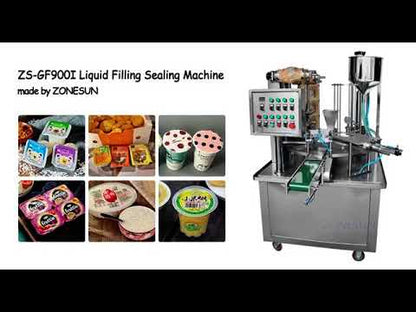 ZONESUN ZS-GF900I Automatic Liquid Filling Cup Sealing Machine