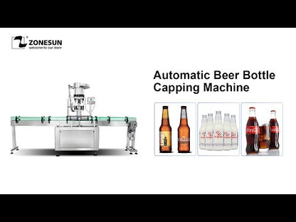 Máquina automática de tapado de botellas de cerveza ZONESUN ZS-XG440E 