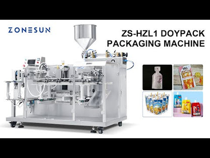 ZONESUN ZS-HZL1 Automatic Paste Filling & Doypack Feeding Sealing Machine