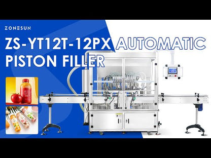 ZONESUN ZS-YT12T-12PX Automatic Piston Filler