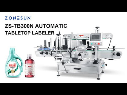 ZONESUN ZS-TB300N Autoamtic Round Square Bottle Sigle/Double Side Labeling Machine