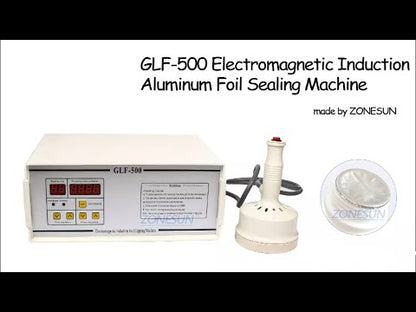 Máquina de sellado por inducción electromagnética ZONESUN GLF-500 20-100 mm