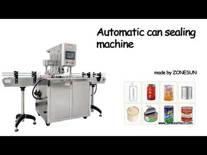 ZONESUN ZS-AFK300 35-130mm Automatic Electric Can Capping Sealing Machine