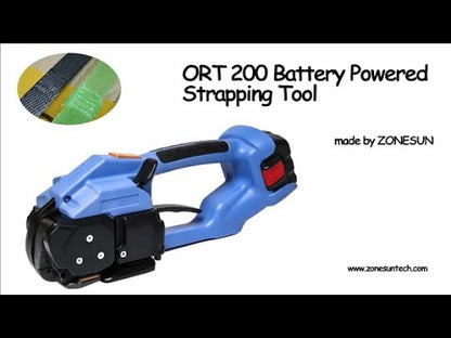 ZONESUN ORT-200 Máquina de amarrar animais PP elétrica movida a bateria 