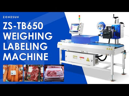 Zonesun ZS-TB650 Automatic Weigh-Price Labeling Machine