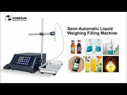 ZONESUN ZS-DPYT320 Semi-automatic Diaphragm Pump Liquid Filling Weighing Machine