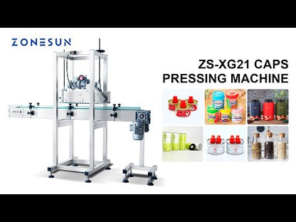 ZONESUN ZS-XG21 Máquina automática de prensagem de tampas 