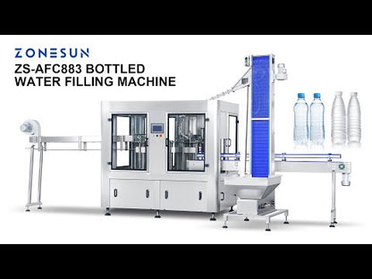 ZONESUN ZS-AFC883 Liquid Bottle Rinsing Filling Capping Production Line