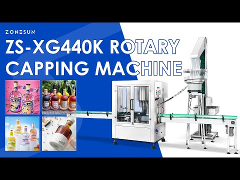 Zonesun ZS-XG440K Automatic Corking Machine Video