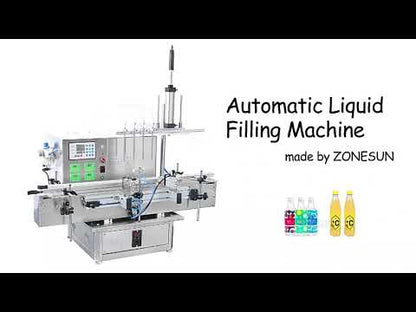 ZONESUN ZS-DTPP4D Desktop 4 Diving Nozzles Peristaltic Pump Liquid Filling Machine