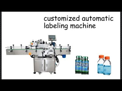 Máquina automática de etiquetagem de garrafas redondas ZONESUN com controle PLC