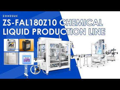 Zonesun ZS-FAL180Z10 Servo Filling Capping and Labeling Machine