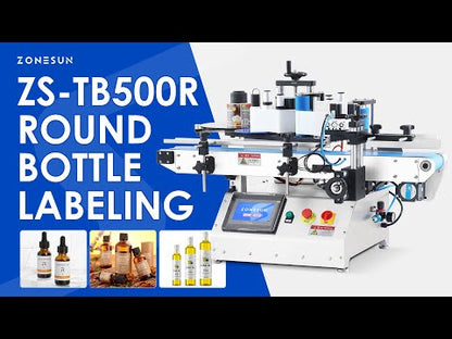 Zonesun ZS-TB500R Round Bottle Label Applicator