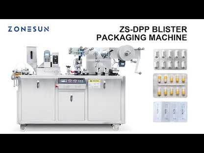 ZONESUN ZS-DPPA Líquido automático / Pasta / Máquina de sellado de blíster de llenado de material irregular 