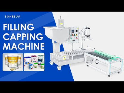 Zonesun ZS-AFC22 Explosion Proof Bucket Filling and Capping Machine