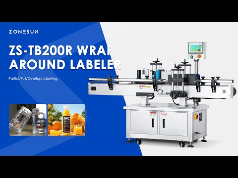 Zonesun ZS-TB200R Wrap Around Label Applicator