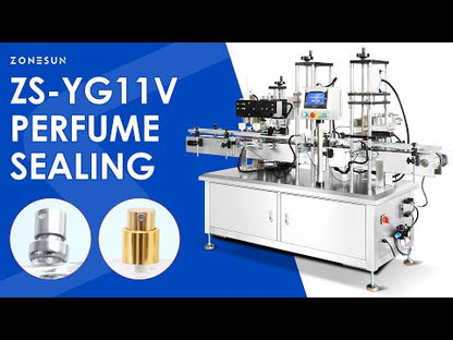 ZONESUN ZS-YG11V Automatic Perfume Bottle Crimping Machine