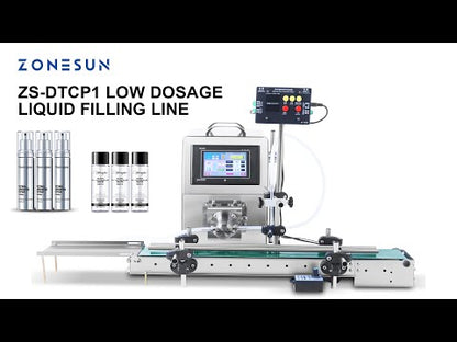 ZONESUN ZS-DTCP1 Máquina automática de enchimento de líquido com bomba de cerâmica de bico único