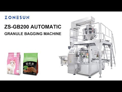 ZONESUN ZS-GB200 Granule Weighing Feeding Filling Sealing Machine