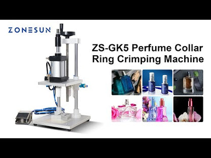 ZONESUN ZS-GK5 13/15/18/20mm Pneumatic Perfume Capping Machine