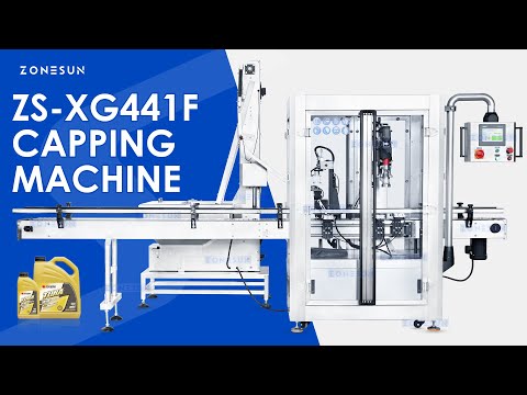 Zonesun ZS-XG441F Jerrycan Capping Machine Video