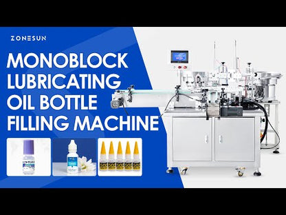 Zonesun ZS-AFC33 Monoblock Filling & Capping Machine | Lubricating Oil Squeeze