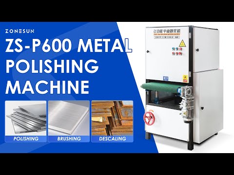 Zonesun ZS-P600 Metal Polishing Machine Video