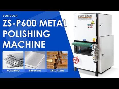 Zonesun ZS-P600 Metal Polishing Machine Video