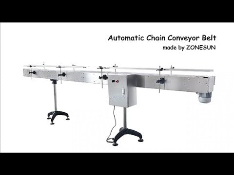 Banda transportadora de cadena pequeña de automatización personalizada ZONESUN ZS-CB150 para cadena de producción
