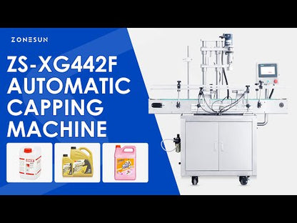 ZONESUN Automatic Bottle Capper F Style Bottle Capping Machine ZS-XG442F