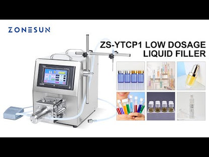 ZONESUN ZS-CPYT1S Single Nozzle Ceramic Pump Liquid Filling Machine