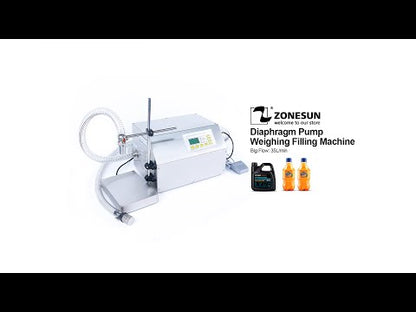 ZONESUN ZS-DP431W 150-35000ml Big Flow Diaphragm Pump Liquid Weighing Filling Machine
