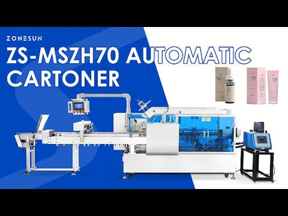 Zonesun ZS-MSZH70 Hot Melt Glue Cartoning Machine