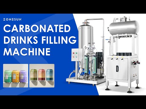 ZONESUN ZS-CF4A Carbonated Drinks Filling Machine