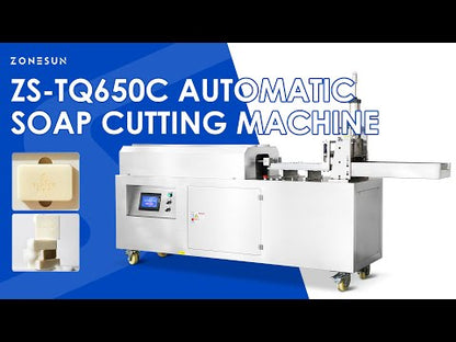 Zonesun ZS-TQ650C Automatic Soap Slab Cutter Soap Bar Cutting Machine Industrial Soap Cutter