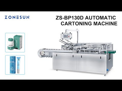 ZONESUN ZS-BP130D Máquina automática horizontal de envasado y sellado de cajas de cartón 