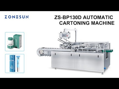 ZONESUN ZS-BP130D Máquina de embalagem automática horizontal para selagem de caixas 