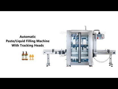 ZONESUN ZS-VTPF2 Automatic Double Tracking Heads Paste Liquid Filling Machine