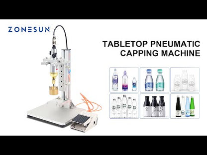 ZONESUN ZS-XGPZ1 Tabletop Pneumatic Capping Machine